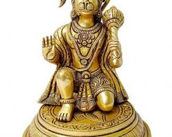 Hanuman idol in panchdhatu 5 inches Hanuman statue