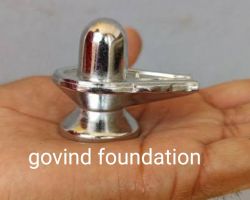 Shivling in pure silver 100gm Pure Silver Shivling