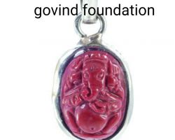 Manik Ganesh Locket Ruby Ganesh Locket