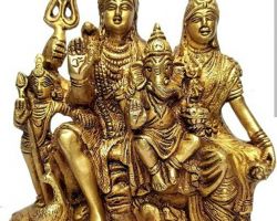 Shiv parivar Brass Shivparivar Statue