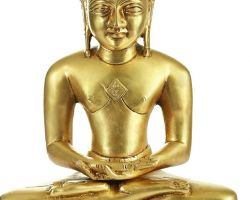 Parshwnath Statue in Brass 9 inches Jain Parshvanath Statue