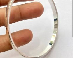 Silver kada men's Pure Silver kada