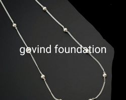 Silver Chain pearl design Pure Silver pearl Neckchain
