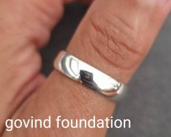 Silver Ring Band without joint pure silver Ring wedding
