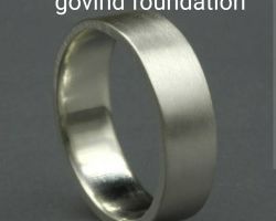 Silver Wedding Ring Jointless Silver Band