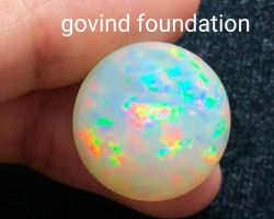 Opal Fire Opal 5.5 ct  Round shape Natural Fire opal