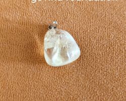 Crystal Quartz Locket clear Crystal quartz pendant