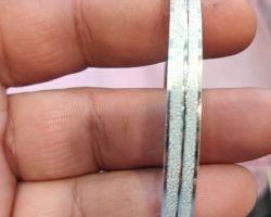 Silver kada for men Line designer Pure Silver kada