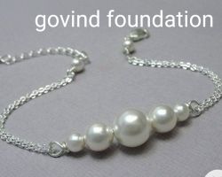 Silver Bracelet Silver pearl design Bracelet