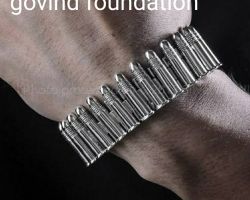 Silver Bullet Bracelet Sterling silver Bullet Bracelet for men