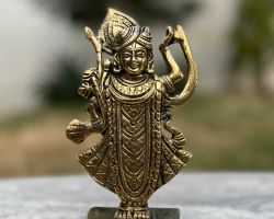 Shrinathji idol 12 inches in brass fine finish Brass Shrinathji statue