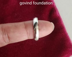 Pure silver jointless Ring 999 purity chandi ka Chhalla