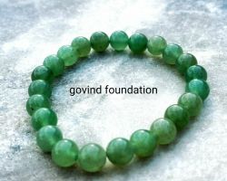 Green Jade Bracelet 8mm Natural green jade stone Bracelet