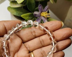 Crystal Bracelet 6mm natural crystal quartz Bracelet