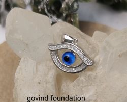 Evil eye Pendant Evil eye Silver diomond pendant