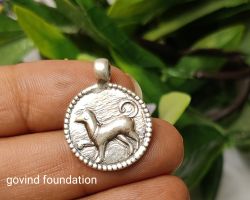 Silver Dog Locket Dog pendant in sterling silver