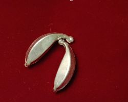 Sterling silver Banana set of 2 small size 2cm