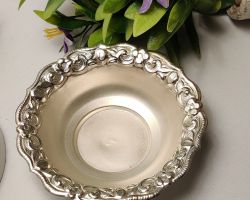 Silver Bowl Designer pure silver bowl 4.5 inches
