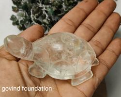 Crystal Tortoise 2.5 inches Natural crystal quartz Tortoise