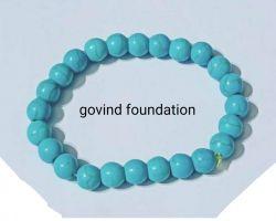 Turquoise Bracelet 10 mm Natural Firoza bracelet Turquoise bead bracelet