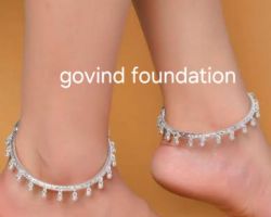 Sterling Silver Anklet kada Tribal design Anklet kada in pure Silver