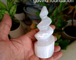 Selenite Tower Natural Selenite Stone Tower