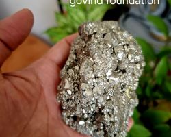 Natural Pyrite Raw Cluster 550gm Raw Pyrite Cluster