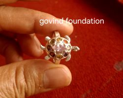 Sterling Silver Tortoise Ring Multi stone Tortoise Ring in silver