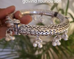 Sterling Silver Anklet kada Latest Design Anklet kada