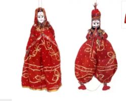 Rajasthani handmade puppet. kathputli