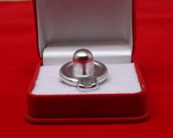 Parad Shivling energized raslingam mercury Shivling  110gm