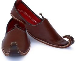Jaipuri Leather Juti lfor Men eather Mojari