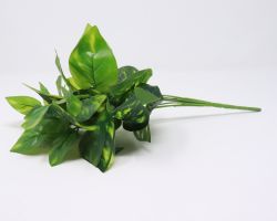 Natural green leaves stick