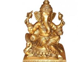 Brass ganesh idol brass ganesh statue  peetal ke Ganesh 2.5 inches v