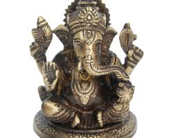 Panchdhatu ganesh idol 6 inches panchdhatu ganesh murti