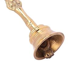 Pooja bell brass Pooja ghanti peetal ki ghanti 5 inches