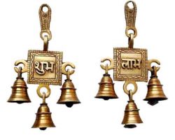 Shubh labh  hanging bell for door