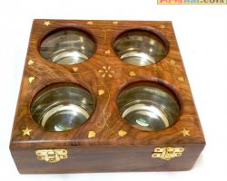 Handicraft wooden box for dryfruit