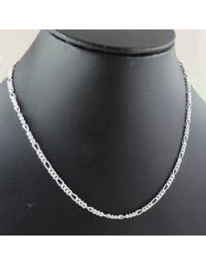 Silver chain pure silver neck chain cut work 18gm chandi ki chain