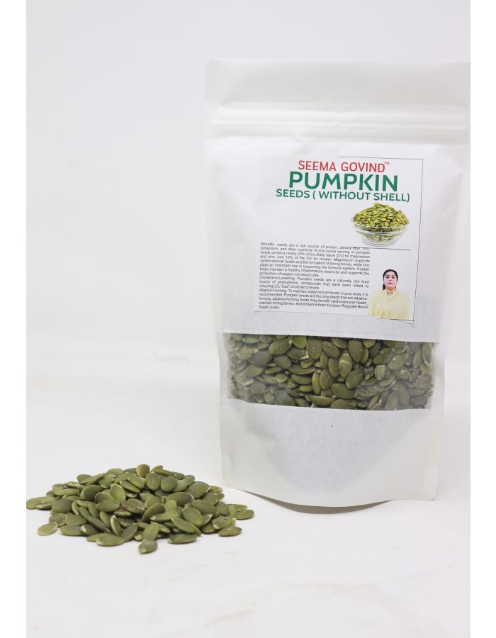 Pumpkin seeds without shell 200 gm brand seema govind