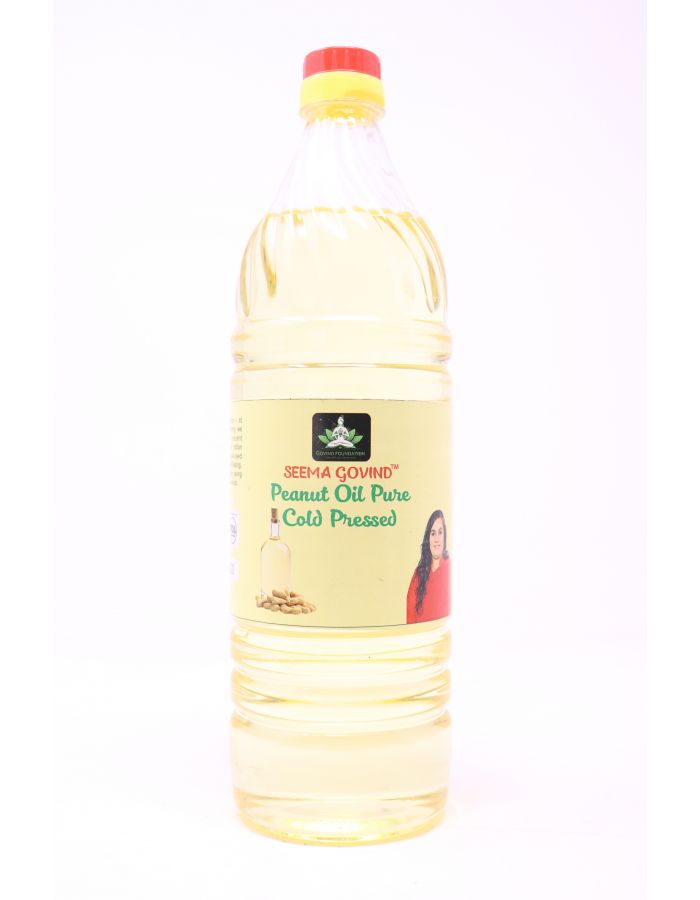 Peanut oil organic unrefined groundnut oil moongfali ka tel 1 liter