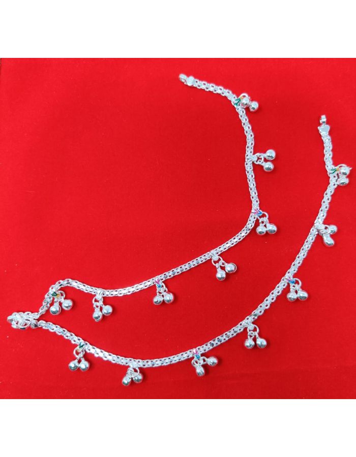 Silver Anklet chandi ki payal code 7