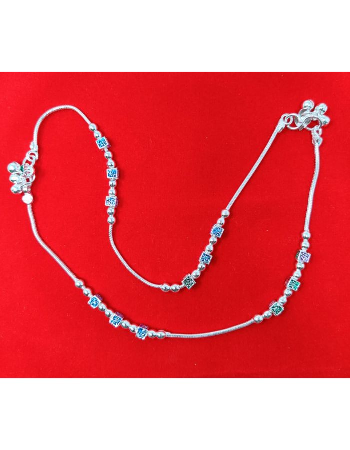 Silver Anklet chandi ki payal code 10
