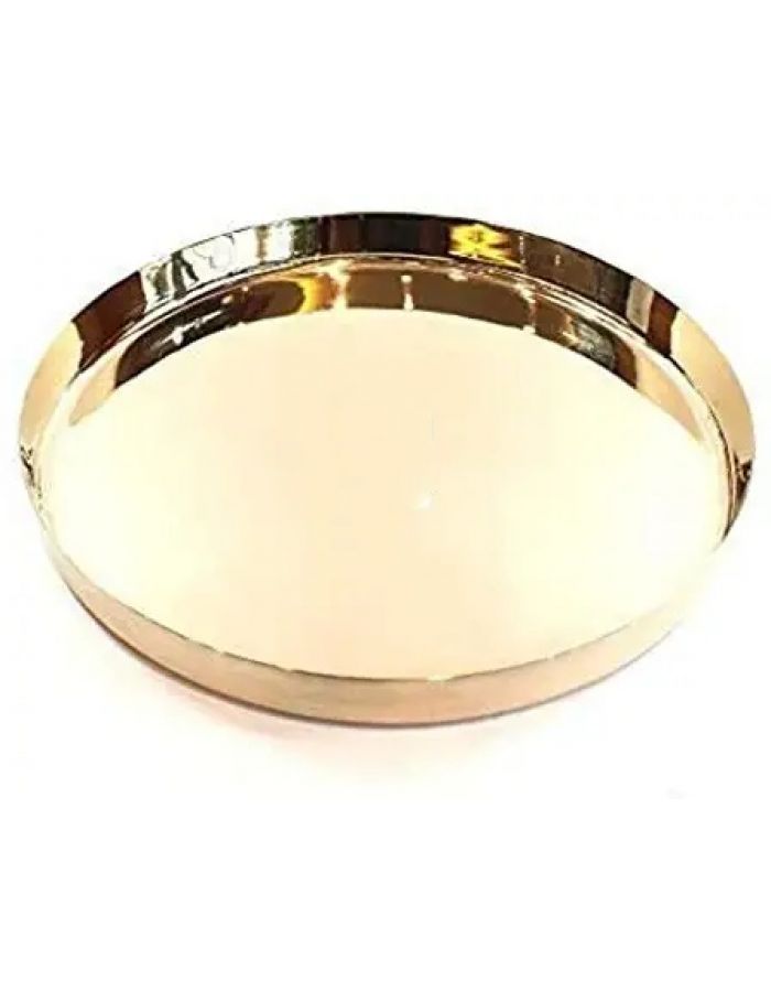 Bronze dinner plate kansa ki thali royal 8 inches