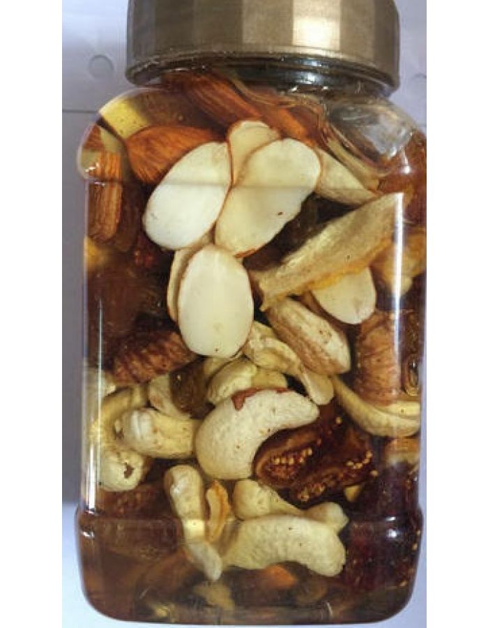Honey mix dry fruits all dry fruits mix with honey 500gm
