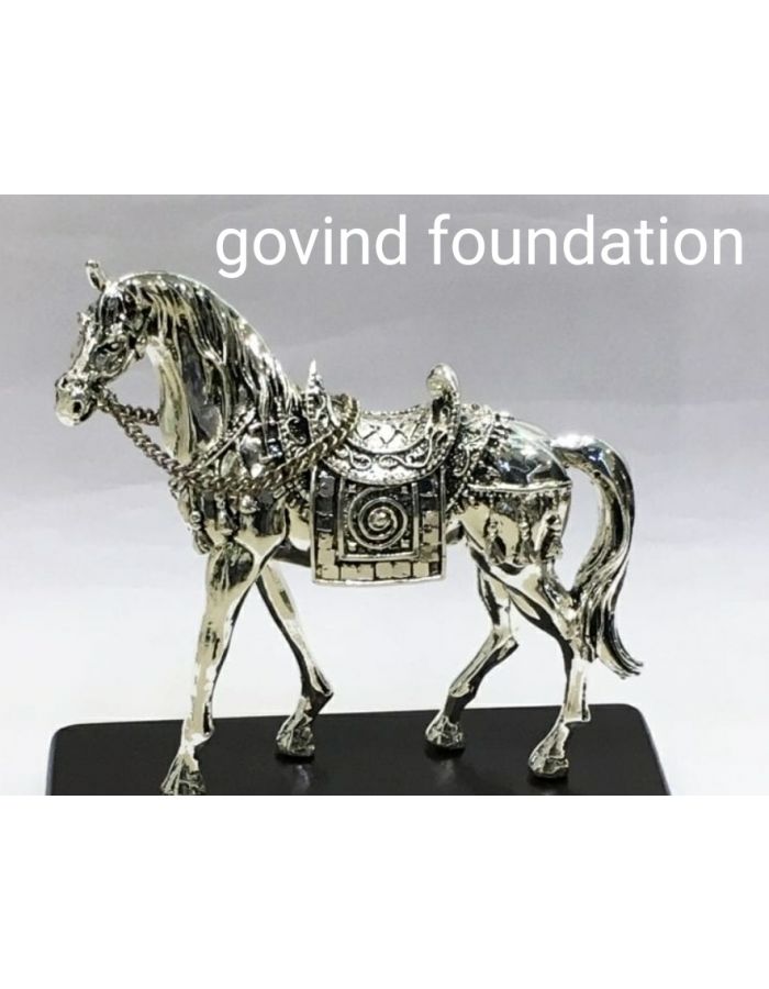Silver Horse Statue 6 inches pure Silver Horse