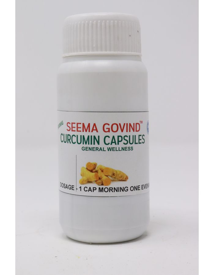 Home Herbal Curcumin Turmeric capsules brand seema govind