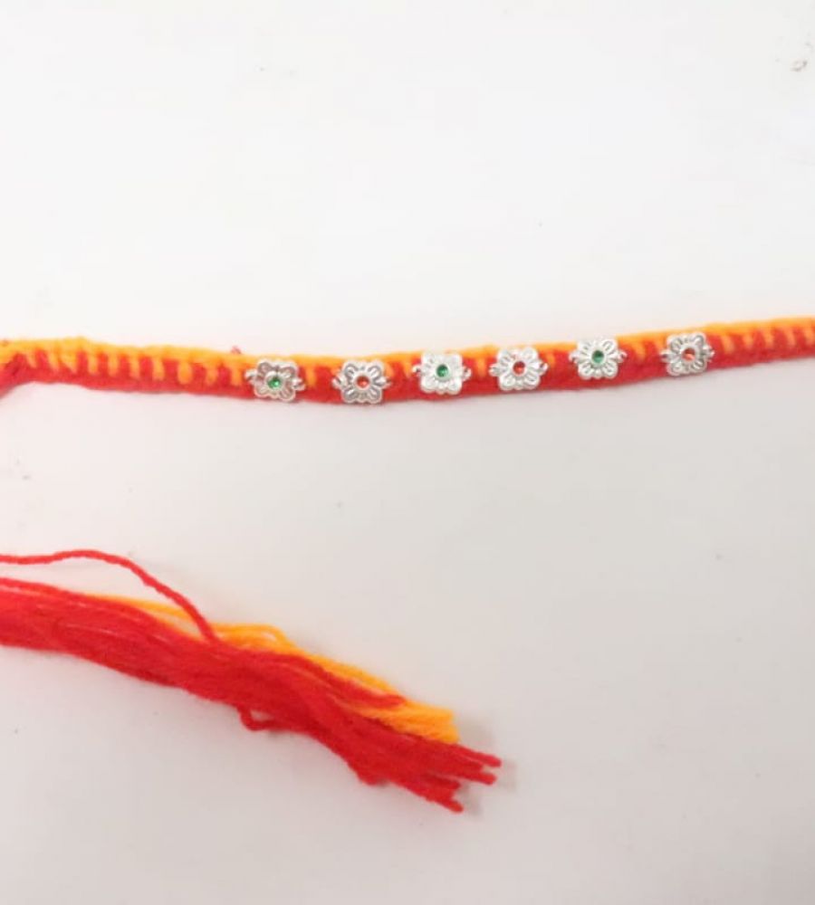 Silver rakhi chandi ki rakhi code 2