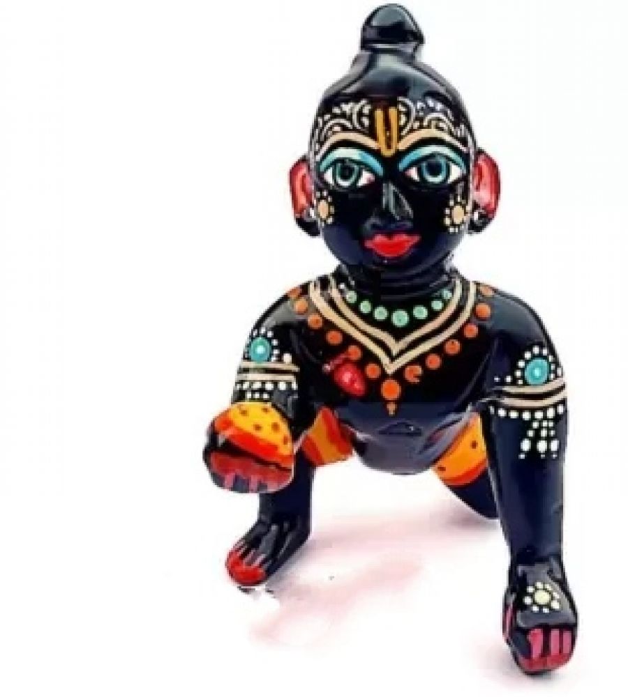 Laddu gopal idol black painted vigrah black laddu gopal idol ...