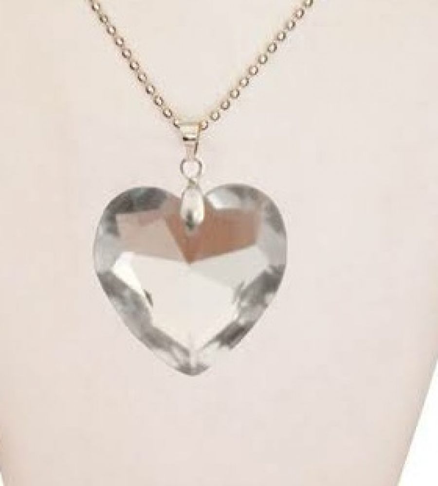 Urn Necklace Clear So Loved Glass Locket